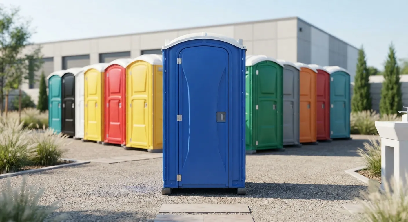 Portable toilet units ready for delivery in Huntington Park, CA